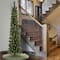6ft. Pre-Lit Nooksack Fir Pencil Artificial Christmas Tree, Warm White LED Lights